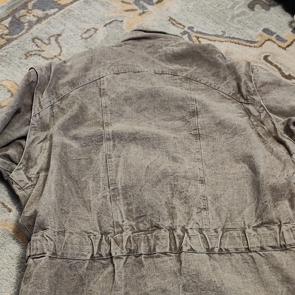 Men's Military Field Jacket in Olive - Picture 12 of 13